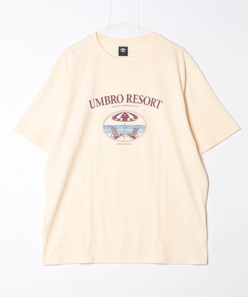 UMBRO(アンブロ)の「【KOREA COLLECTION】ALG S/S T-SHIRTS(Tシャツ/カットソー・メンズ・ホワイト/イエロー・L/M/XL)」の1枚目の写真