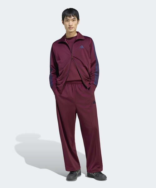 adidas(アディダス)の「スタジアム トリコット ルーズフィット トラックトップ(ジャージ) / アディダス adidas(ジャージ・メンズ・レッド・XX-LARGE/MEDIUM/SMALL/X-LARGE/X-SMALL/3XL/LARGE)」の5枚目の写真