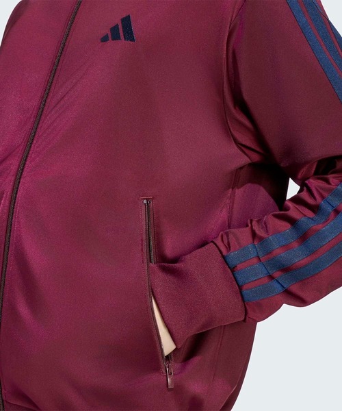 adidas(アディダス)の「スタジアム トリコット ルーズフィット トラックトップ(ジャージ) / アディダス adidas(ジャージ・メンズ・レッド・XX-LARGE/MEDIUM/SMALL/X-LARGE/X-SMALL/3XL/LARGE)」の4枚目の写真