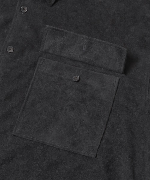 URBAN RESEARCH Sonny Label(アーバンリサーチサニーレーベル)の「フェイクスウェードロングスリーブシャツ(シャツ/ブラウス・メンズ・チャコールグレー/ブラウン/ベージュ系その他・MEDIUM/LARGE)」の7枚目の写真