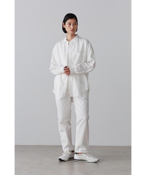 Y(ワイ)の「Y / ORGANIC COTTON CHINO BELTED TR(その他パンツ・メンズ・ネイビー/ホワイト・MEDIUM/LARGE/SMALL)」の2枚目の写真
