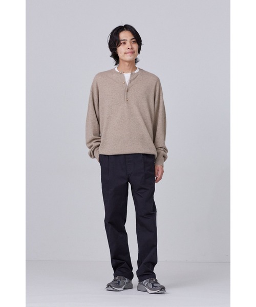 Y(ワイ)の「Y / ORGANIC COTTON CHINO BELTED TR(その他パンツ・メンズ・ネイビー/ホワイト・MEDIUM/LARGE/SMALL)」の5枚目の写真