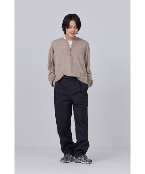 Y(ワイ)の「Y / ORGANIC COTTON CHINO BELTED TR(その他パンツ・メンズ・ネイビー/ホワイト・MEDIUM/LARGE/SMALL)」の6枚目の写真
