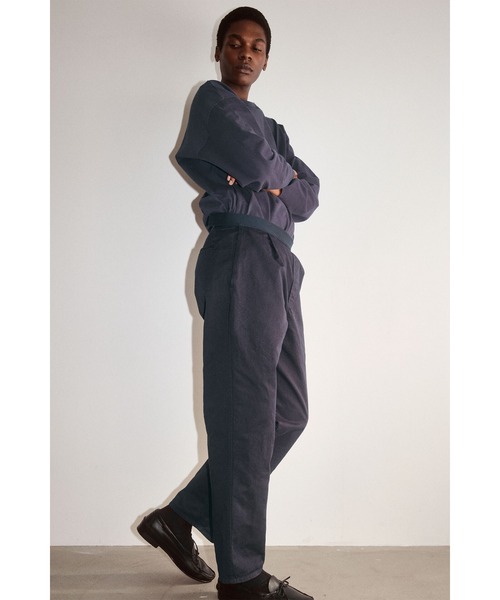 Y(ワイ)の「Y / ORGANIC COTTON CHINO BELTED TR(その他パンツ・メンズ・ネイビー/ホワイト・MEDIUM/LARGE/SMALL)」の7枚目の写真