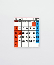 HIGHTIDE（ハイタイド）の「PAPIER LABO. 2027 DESKTOP CALENDAR パピエラボ 2027年 デスクトップカレンダー 卓上 ミニ（手帳/メモ帳）」