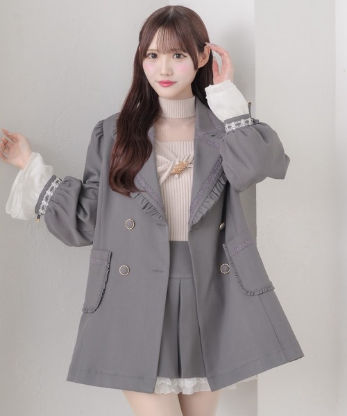 couture BY ROJITA(クチュールバイロジータ)の「【セットアップ対応】ダブルボタンテーラードジャケット(テーラードジャケット・レディース・ブラック/グレー/ブラウン・FREE)」の8枚目の写真