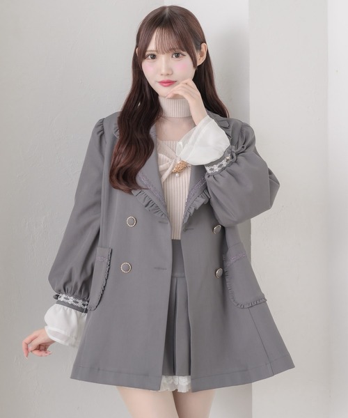 couture BY ROJITA(クチュールバイロジータ)の「【セットアップ対応】ダブルボタンテーラードジャケット(テーラードジャケット・レディース・ブラック/グレー/ブラウン・FREE)」の9枚目の写真