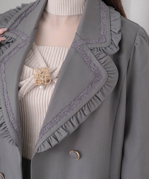 couture BY ROJITA(クチュールバイロジータ)の「【セットアップ対応】ダブルボタンテーラードジャケット(テーラードジャケット・レディース・ブラック/グレー/ブラウン・FREE)」の20枚目の写真