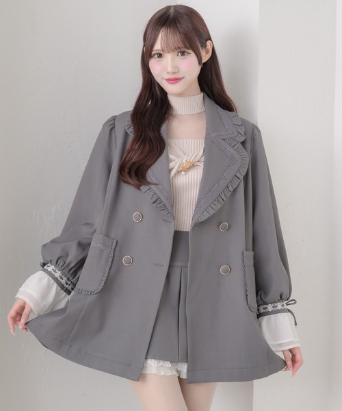 couture BY ROJITA(クチュールバイロジータ)の「【セットアップ対応】ダブルボタンテーラードジャケット(テーラードジャケット・レディース・ブラック/グレー/ブラウン・FREE)」の10枚目の写真