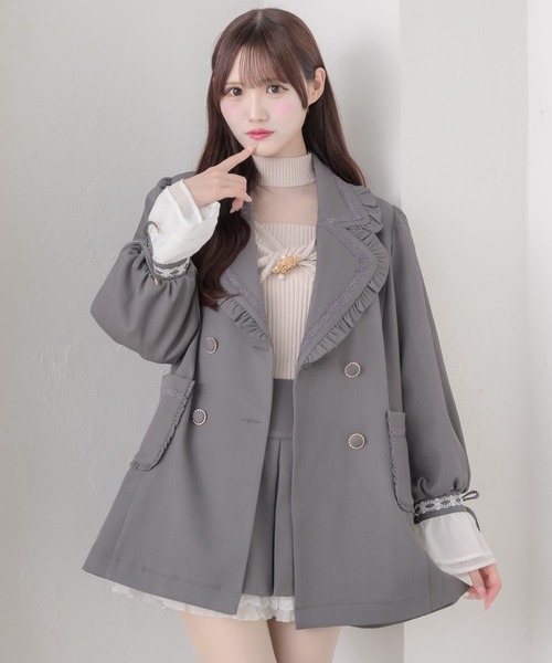 couture BY ROJITA(クチュールバイロジータ)の「【セットアップ対応】ダブルボタンテーラードジャケット(テーラードジャケット・レディース・ブラック/グレー/ブラウン・FREE)」の11枚目の写真