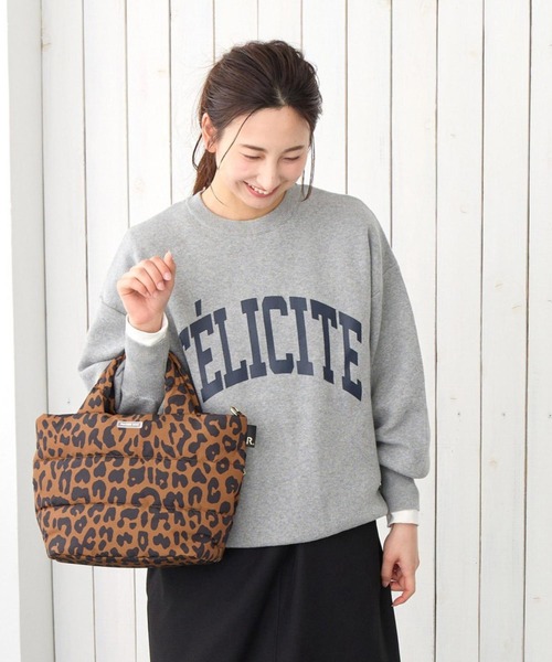 ROOTOTE(ルートート)の「ルートート / フェザールー デリ ダウンフェザー キルティング2WAYレオパードトートバッグ FE.デリ.レパードーA(ショルダーバッグ・レディース・ブラウン/カーキ・FREE)」の19枚目の写真