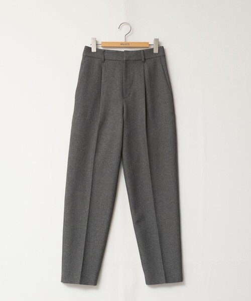 NOLLEY’S(ノーリーズ)の「《セットアップ対応》ウォッシャブルウールライク1タックテーパードパンツ(その他パンツ・レディース・グレー/ブラック・38/36)」の21枚目の写真