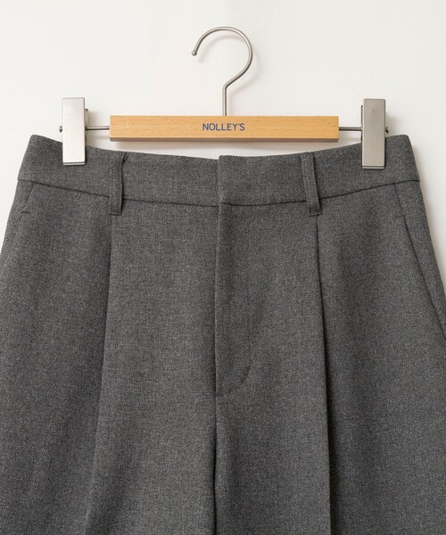 NOLLEY’S(ノーリーズ)の「《セットアップ対応》ウォッシャブルウールライク1タックテーパードパンツ(その他パンツ・レディース・グレー/ブラック・38/36)」の22枚目の写真