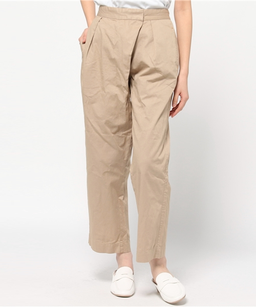 CIAOPANIC TYPY（チャオパニックティピー）の「チノラップワイドパンツ（その他パンツ・レディース・ベージュ/ネイビー・SMALL/MEDIUM）」の2枚目の写真