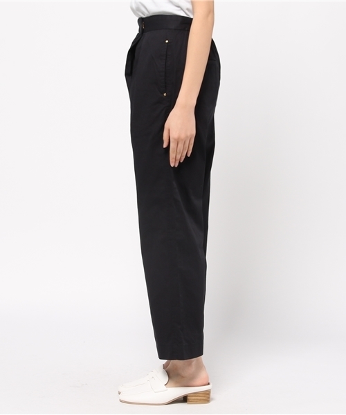 CIAOPANIC TYPY（チャオパニックティピー）の「チノラップワイドパンツ（その他パンツ・レディース・ベージュ/ネイビー・SMALL/MEDIUM）」の4枚目の写真