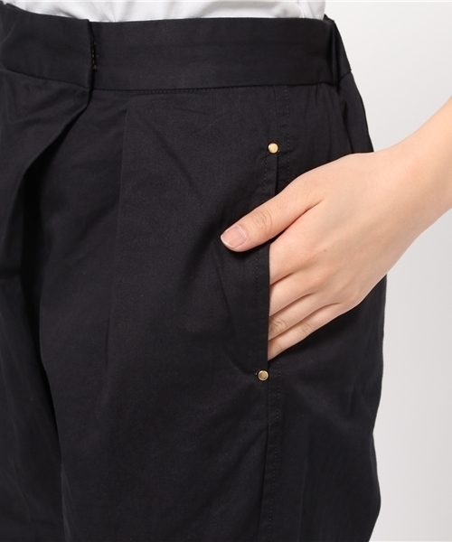 CIAOPANIC TYPY（チャオパニックティピー）の「チノラップワイドパンツ（その他パンツ・レディース・ベージュ/ネイビー・SMALL/MEDIUM）」の8枚目の写真