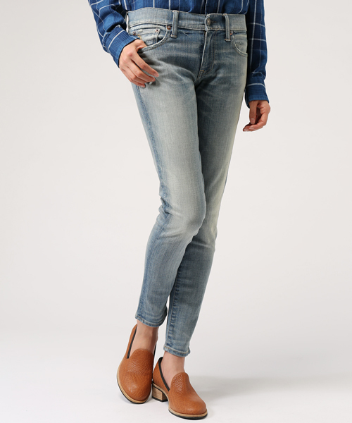 POLO RALPH LAUREN（ポロ ラルフ ローレン）の「Tompkins クロップド スキニー ジーンズ（デニムパンツ・レディース・ライトブルー・29/31/30/26/27/32/25/28/24）」の13枚目の写真