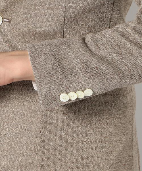 SHIPS（シップス）の「SD: メランジ ソリッド ジャージー ジャケット■（テーラードジャケット・メンズ・カーキ/オリーブ・50/46/48/52/42/44）」の9枚目の写真