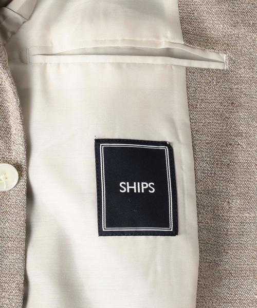 SHIPS（シップス）の「SD: メランジ ソリッド ジャージー ジャケット■（テーラードジャケット・メンズ・カーキ/オリーブ・50/46/48/52/42/44）」の13枚目の写真