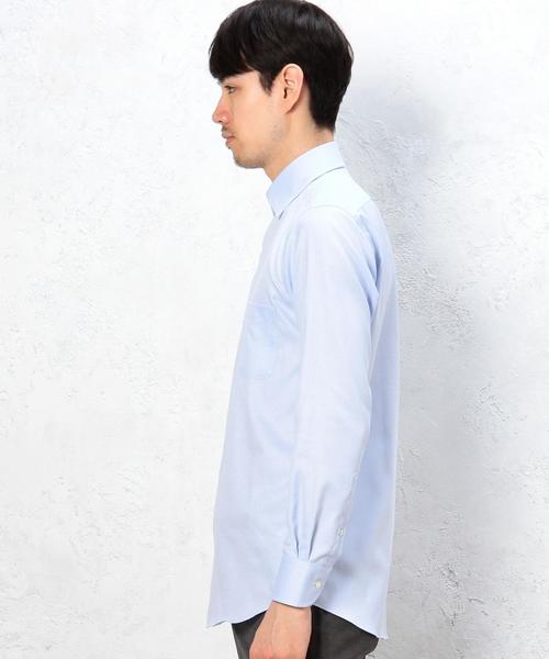 green label relaxing（グリーンレーベルリラクシング）の「E/IRON F/TWL WD シャツ◆（シャツ/ブラウス・メンズ・ライトブルー/ホワイト/ライラック・41cm/43cm/39cm/37cm/40cm/42cm/38cm）」の14枚目の写真
