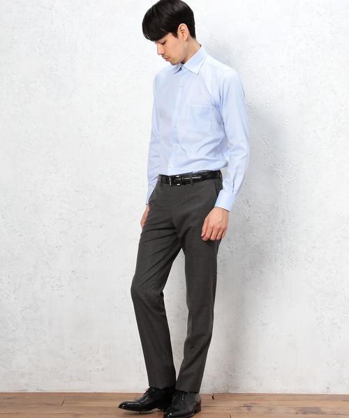 green label relaxing（グリーンレーベルリラクシング）の「E/IRON F/TWL WD シャツ◆（シャツ/ブラウス・メンズ・ライトブルー/ホワイト/ライラック・41cm/43cm/39cm/37cm/40cm/42cm/38cm）」の15枚目の写真