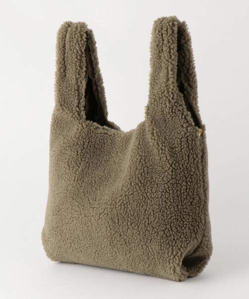 Another Edition（アナザーエディション）の「ボアバッグ/ AEBC BOA BAG◆（トートバッグ・レディース・オフホワイト/ブラウン/ダークブラウン/ピンク/オレンジ/パープル・フリー）」の8枚目の写真