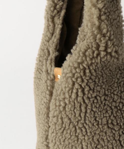 Another Edition（アナザーエディション）の「ボアバッグ/ AEBC BOA BAG◆（トートバッグ・レディース・オフホワイト/ブラウン/ダークブラウン/ピンク/オレンジ/パープル・フリー）」の12枚目の写真