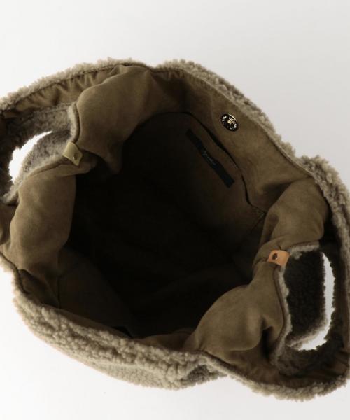 Another Edition（アナザーエディション）の「ボアバッグ/ AEBC BOA BAG◆（トートバッグ・レディース・オフホワイト/ブラウン/ダークブラウン/ピンク/オレンジ/パープル・フリー）」の7枚目の写真