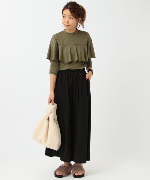 Another Edition（アナザーエディション）の「ボアバッグ/ AEBC BOA BAG◆（トートバッグ・レディース・オフホワイト/ブラウン/ダークブラウン/ピンク/オレンジ/パープル・フリー）」の16枚目の写真