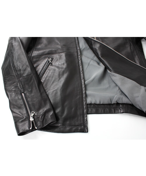 UNITED ARROWS レザーシングルライダースジャケット BEAUTY＆YOUTH UNITED ARROWS 革ジャン ライダース シープレザー