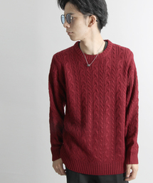 WEGO | WEGO/ケーブルクルーネックニット(ニット/セーター)