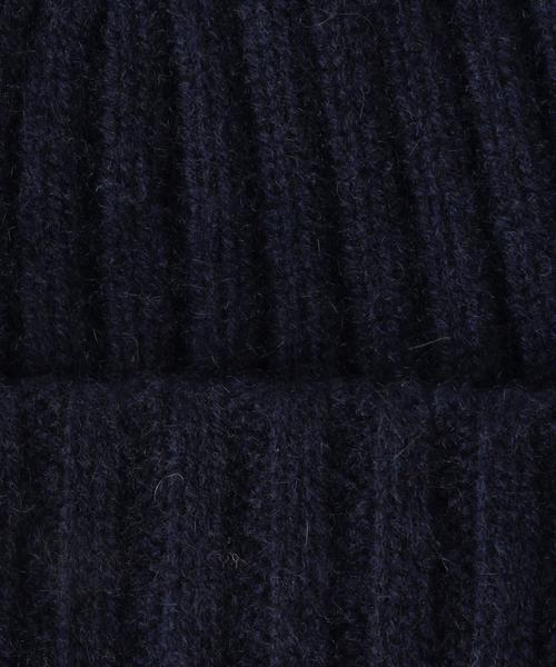 BEAUTY&YOUTH UNITED ARROWS(ビューティーアンドユースユナイテッドアローズ)の「BY カシミヤ リブ ワッチキャップ◆(ニットキャップ/ビーニー・メンズ・オフホワイト/ライトグレー/ブラウン/ケリー/ネイビー・FREE)」の8枚目の写真