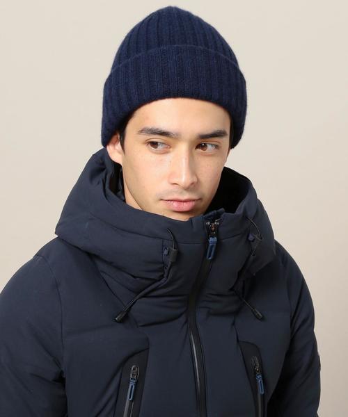 BEAUTY&YOUTH UNITED ARROWS(ビューティーアンドユースユナイテッドアローズ)の「BY カシミヤ リブ ワッチキャップ◆(ニットキャップ/ビーニー・メンズ・オフホワイト/ライトグレー/ブラウン/ケリー/ネイビー・FREE)」の16枚目の写真