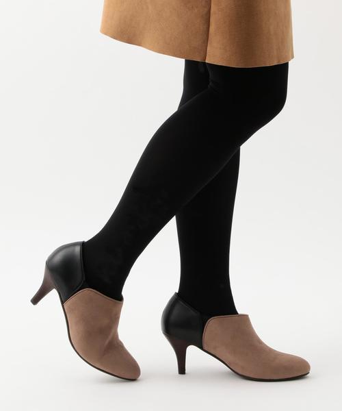 Boisson Chocolat（ボワソンショコラ）の「<<展開店舗限定>>〈B〉 ﾌﾟﾚｰﾝﾌﾞｰﾃｨｰ 70（ブーティ・レディース・ブラック/モカ/ベージュ/レオパード/その他・22cm/22.5cm/23cm/24.5cm/24cm/25cm/23.5cm）」の3枚目の写真