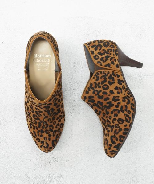 Boisson Chocolat（ボワソンショコラ）の「<<展開店舗限定>>〈B〉 ﾌﾟﾚｰﾝﾌﾞｰﾃｨｰ 70（ブーティ・レディース・ブラック/モカ/ベージュ/レオパード/その他・22cm/22.5cm/23cm/24.5cm/24cm/25cm/23.5cm）」の5枚目の写真