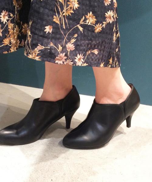 Boisson Chocolat（ボワソンショコラ）の「<<展開店舗限定>>〈B〉 ﾌﾟﾚｰﾝﾌﾞｰﾃｨｰ 70（ブーティ・レディース・ブラック/モカ/ベージュ/レオパード/その他・22cm/22.5cm/23cm/24.5cm/24cm/25cm/23.5cm）」の4枚目の写真