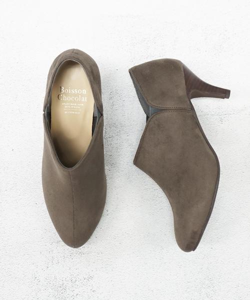 Boisson Chocolat（ボワソンショコラ）の「<<展開店舗限定>>〈B〉 ﾌﾟﾚｰﾝﾌﾞｰﾃｨｰ 70（ブーティ・レディース・ブラック/モカ/ベージュ/レオパード/その他・22cm/22.5cm/23cm/24.5cm/24cm/25cm/23.5cm）」の7枚目の写真