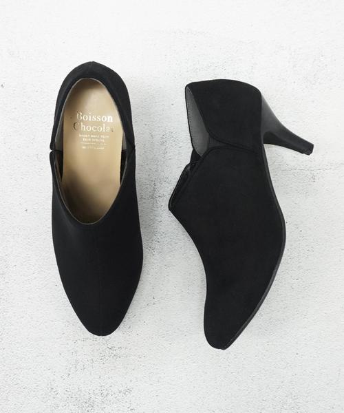 Boisson Chocolat（ボワソンショコラ）の「<<展開店舗限定>>〈B〉 ﾌﾟﾚｰﾝﾌﾞｰﾃｨｰ 70（ブーティ・レディース・ブラック/モカ/ベージュ/レオパード/その他・22cm/22.5cm/23cm/24.5cm/24cm/25cm/23.5cm）」の11枚目の写真