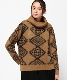 VENCEEXCHANGE | ＊起毛オルテガ柄プルオーバー                   (ニット/セーター)