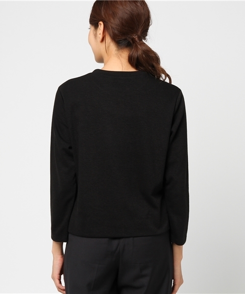 DOLLUPOOPS（ドールアップウップス）の「<doll up oops> フェザーニット　プルオーバー（Tシャツ/カットソー・レディース・ホワイト/ブラック・38）」の5枚目の写真