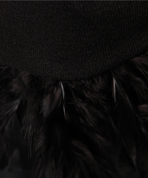 DOLLUPOOPS（ドールアップウップス）の「<doll up oops> フェザーニット　プルオーバー（Tシャツ/カットソー・レディース・ホワイト/ブラック・38）」の9枚目の写真