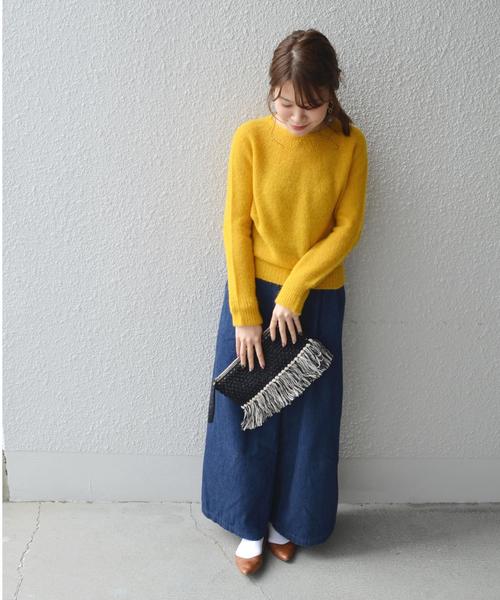 SHIPS(シップス)の「フリンジクラッチ ◇(クラッチバッグ・レディース・キャメル/ブラック・ONE SIZE)」の19枚目の写真