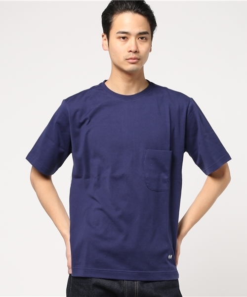 McGREGOR（マックレガー）の「コンビネーションTシャツ（Tシャツ/カットソー・メンズ・ネイビー/ホワイト・L/M/LL）」の2枚目の写真