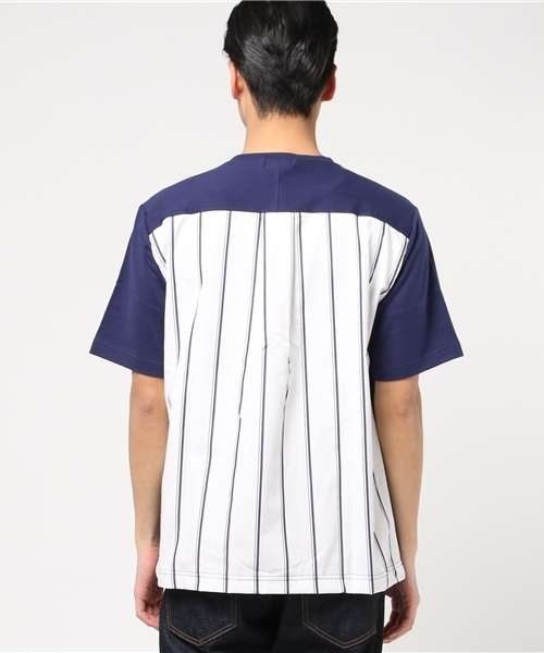 McGREGOR（マックレガー）の「コンビネーションTシャツ（Tシャツ/カットソー・メンズ・ネイビー/ホワイト・L/M/LL）」の4枚目の写真