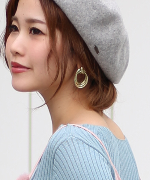 Bab Bou Jeloud（バブブージュルード）の「【WEB限定】３重リングピアス（ピアス（両耳用）・レディース・シルバー/ゴールド・FREE）」の11枚目の写真