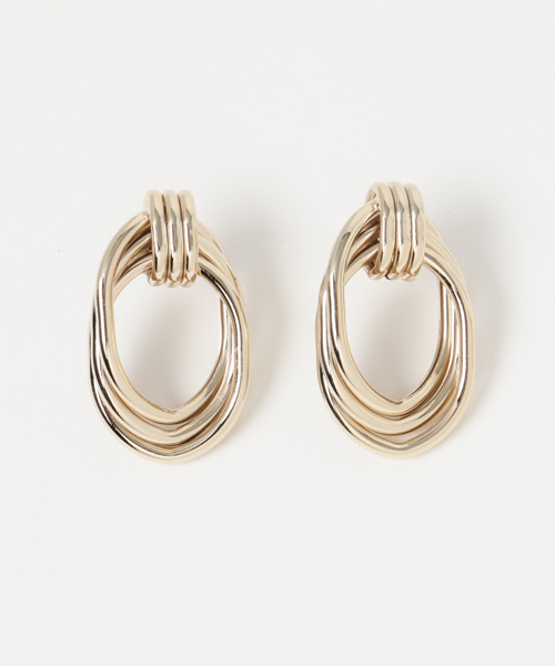 Bab Bou Jeloud（バブブージュルード）の「【WEB限定】３重リングピアス（ピアス（両耳用）・レディース・シルバー/ゴールド・FREE）」の10枚目の写真