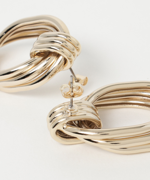 Bab Bou Jeloud（バブブージュルード）の「【WEB限定】３重リングピアス（ピアス（両耳用）・レディース・シルバー/ゴールド・FREE）」の6枚目の写真