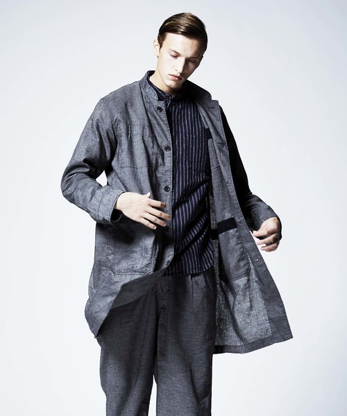 Johnbull ジョンブル の ライトリネンコート ステンカラーコート Wear