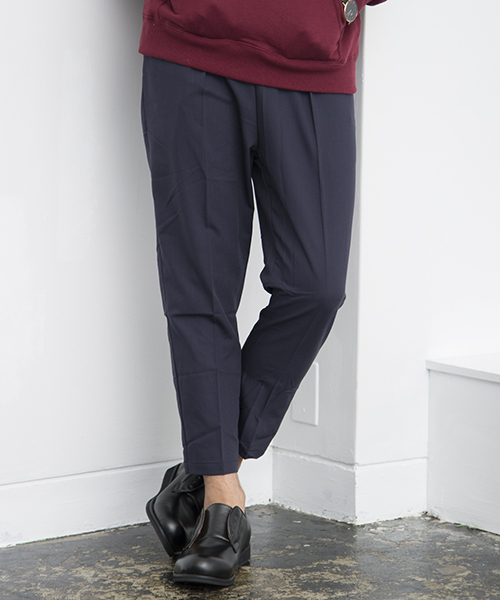 GGD SELECT(ジージーディー セレクト)の「GGD SELECT / TRイージーテーパード アンクルカット スラックスパンツ(スラックス・メンズ・チャコールグレー/ネイビー/ブルー/ベージュ/ブラック/ライトグレー・XL/L/M)」の5枚目の写真