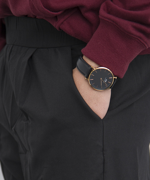 GGD SELECT(ジージーディー セレクト)の「GGD SELECT / TRイージーテーパード アンクルカット スラックスパンツ(スラックス・メンズ・チャコールグレー/ネイビー/ブルー/ベージュ/ブラック/ライトグレー・XL/L/M)」の16枚目の写真